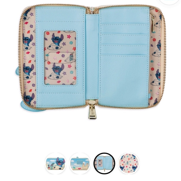 NWT Disney Stitch Loungefly Wallet - Picture 3 of 11